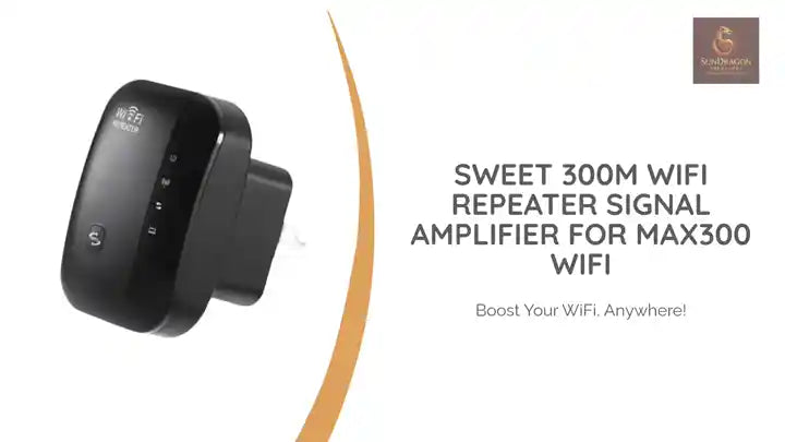 Sweet 300m WiFi Repeater Signal Amplifier for Max300 WiFi