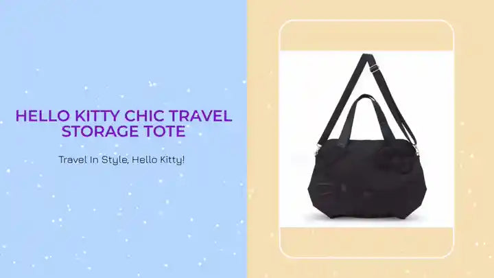 Hello Kitty Chic Travel Storage Tote