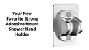 Your New Favorite Strong Adhesive Mount Shower Head Holder by@Outfy