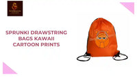 Sprunki Drawstring Bags Kawaii Cartoon Prints by@Outfy