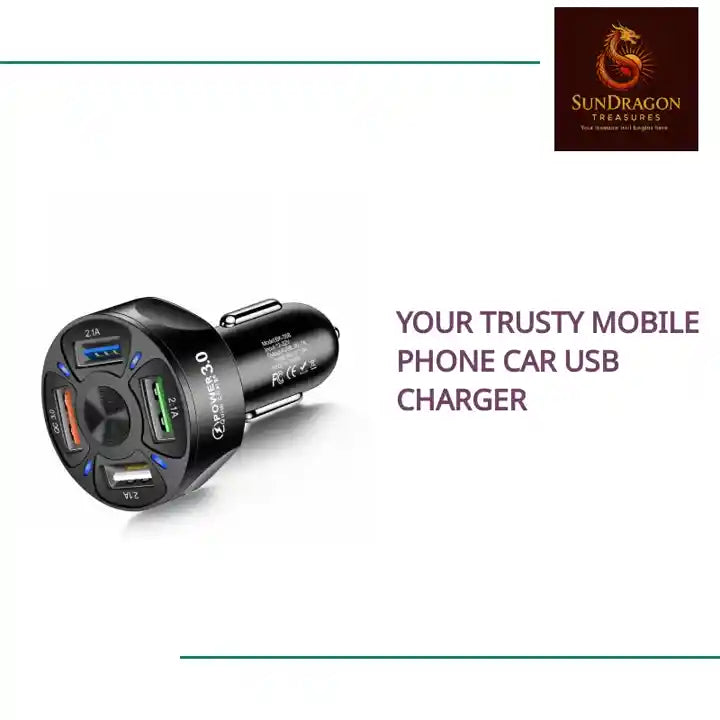 Your Trusty Mobile Phone Car USB Charger