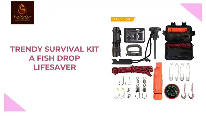 Trendy Survival Kit a Fish Drop Lifesaver