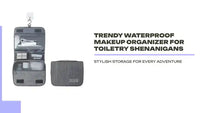 Trendy Waterproof Makeup Organizer for Toiletry Shenanigans by@Outfy