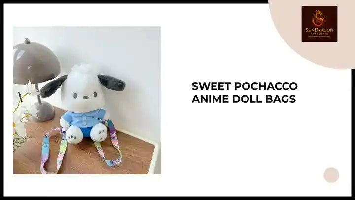 Sweet Pochacco Anime Doll Bags