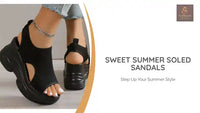 Sweet Summer Soled Sandals by@Outfy