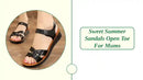 Sweet Summer Sandals Open Toe for Mums by@Outfy