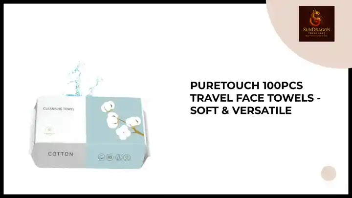 PureTouch 100PCS Travel Face Towels - Soft & Versatile