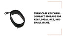 TransCase Keychain: Compact storage for keys, data lines, and small items. by@Outfy