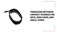 TransCase Keychain: Compact storage for keys, data lines, and small items. by@Outfy