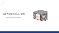 Fold-N-Store Quilt Box by@Outfy