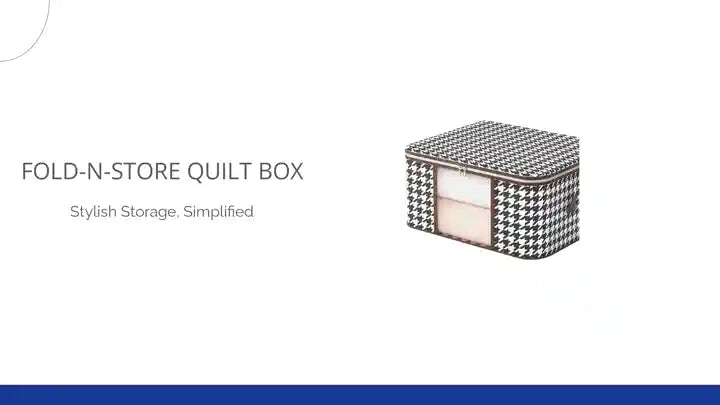 Fold-N-Store Quilt Box