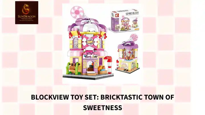 Blockview Toy Set: Bricktastic Town of Sweetness