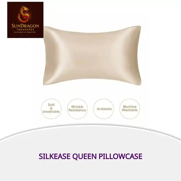 SilkEase Queen Pillowcase