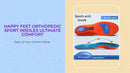 Happy Feet Orthopedic Sport Insoles Ultimate Comfort by@Outfy