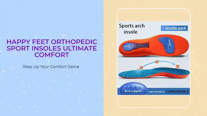 Happy Feet Orthopedic Sport Insoles Ultimate Comfort