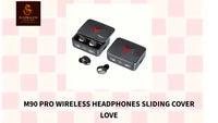 M90 Pro Wireless Headphones Sliding Cover Love by@Outfy