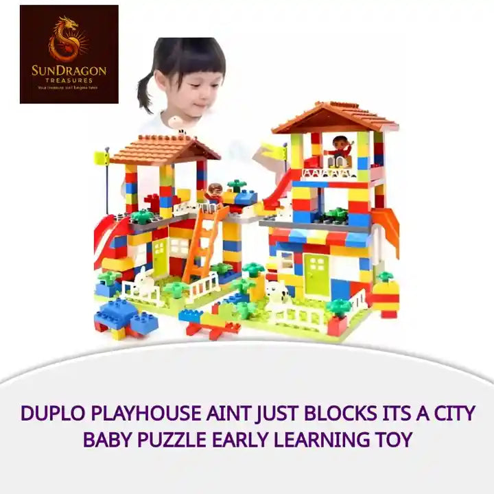Duplo Playhouse Aint Just Blocks Its a City Baby Puzzle Early Learning Toy by@Outfy