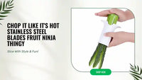 Chop It Like It&#039;s Hot Stainless Steel Blades Fruit Ninja Thingy by@Outfy