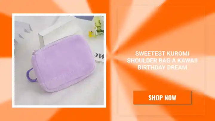Sweetest Kuromi Shoulder Bag a Kawaii Birthday Dream