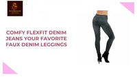 Comfy Flexfit Denim Jeans Your Favorite Faux Denim Leggings by@Outfy