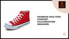 Rainbow High Tops Comfort Vulcanization Sneakers by@Outfy