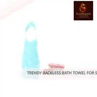 Trendy Backless Bath Towel for Swirl and Sassy Hair Days by@Outfy