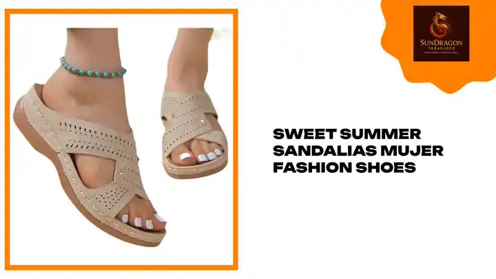 Sweet Summer Sandalias Mujer Fashion Shoes