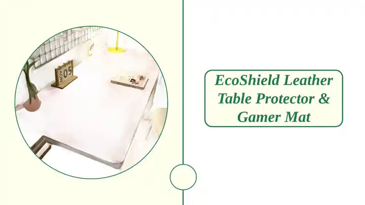 EcoShield Leather Table Protector & Gamer Mat