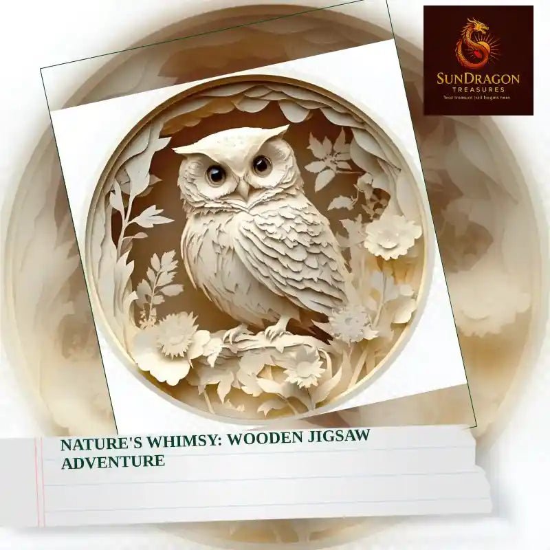 Nature&#039;s Whimsy: Wooden Jigsaw Adventure by@Outfy