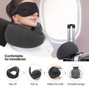 1pc Travel Pillow Pure Memory Foam Neck Pillow Comfortable & Breathable Cover Machine Washable Airplane Travel Kit