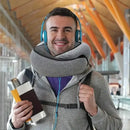 1pc Travel Pillow Pure Memory Foam Neck Pillow Comfortable & Breathable Cover Machine Washable Airplane Travel Kit