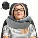 1pc Travel Pillow Pure Memory Foam Neck Pillow Comfortable & Breathable Cover Machine Washable Airplane Travel Kit