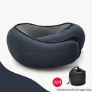 1pc Travel Pillow Pure Memory Foam Neck Pillow Comfortable & Breathable Cover Machine Washable Airplane Travel Kit