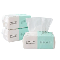 Packaged cotton face towels.