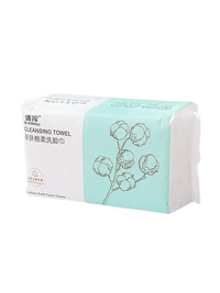 Packaged cleansing towels.