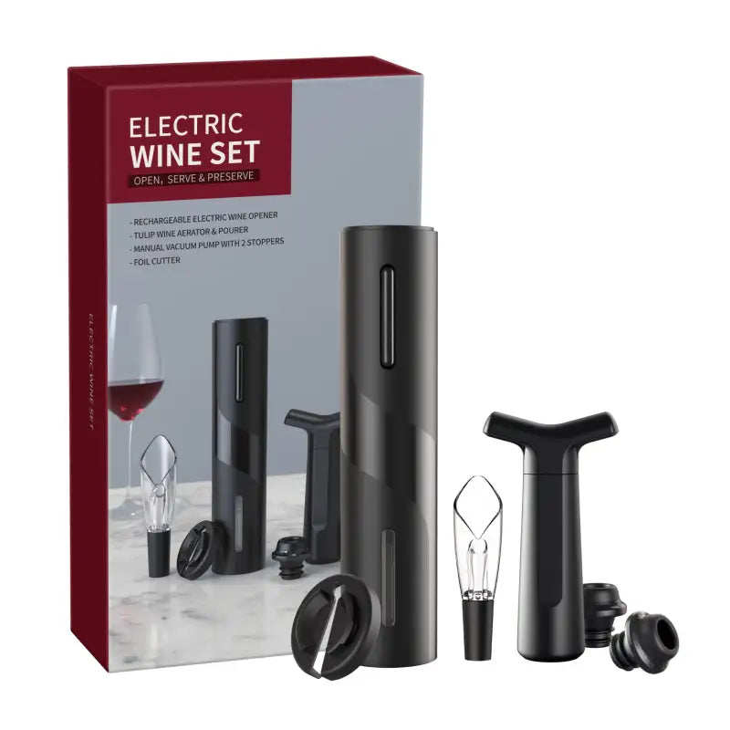SleekCharge Wine Opener: Effortless Cork Release! 🍷