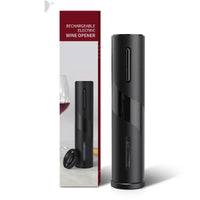 SleekCharge Wine Opener: Effortless Cork Release! 🍷 - Black / Battery models