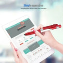 4 IN 1 Multifunction Touch Pen Ballpoint Pens with LED Light Folding Stand for Phone Holder Night Reading Stationery