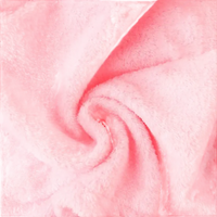 Swirled pink plush fabric.