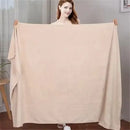A big towel thick microfiber bath towel absorbent and quick-drying multifunctional swimming fitness sports beauty salon