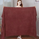 A big towel thick microfiber bath towel absorbent and quick-drying multifunctional swimming fitness sports beauty salon