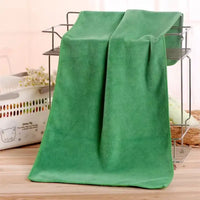 A big towel thick microfiber bath towel absorbent and quick-drying multifunctional swimming fitness sports beauty salon