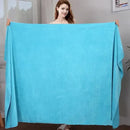 A big towel thick microfiber bath towel absorbent and quick-drying multifunctional swimming fitness sports beauty salon