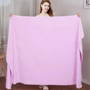 A big towel thick microfiber bath towel absorbent and quick-drying multifunctional swimming fitness sports beauty salon
