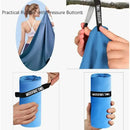 Ultra-Absorbent Microfiber Towel for Sports & Outdoor Activities - Quick-Drying Compact