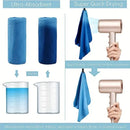 Ultra-Absorbent Microfiber Towel for Sports & Outdoor Activities - Quick-Drying Compact