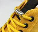 100cm Elastic No Tie Shoelaces Metal Lock Shoe Laces For Kids Adult Sneakers Quick Shoelaces Semicircle Shoestrings
