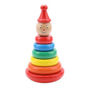 Rainbow Stack: Montessori Toy - Rainbow Tower