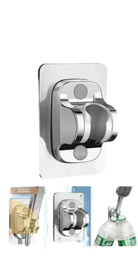 No-punching shower bracket.