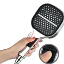 Handheld shower head with multiple spray settings.